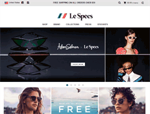 Tablet Screenshot of lespecs.com